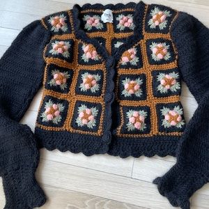 Tach cropped cardigan